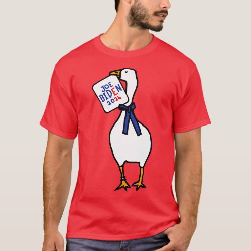 White Goose with Joe 2024 Sign T_Shirt