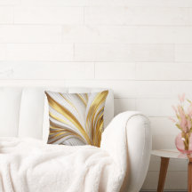 White Goud Retro Kussen