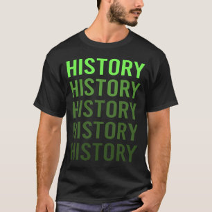 White Gradient History T-Shirt