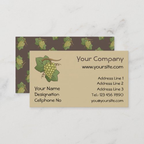 White Grapes Business Card
