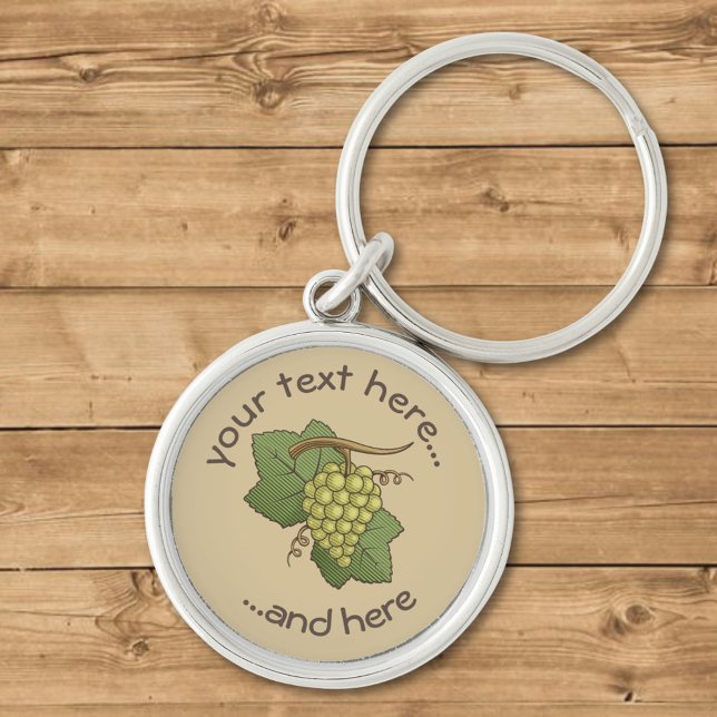 White Grapes Keychain (Creator Uploaded)