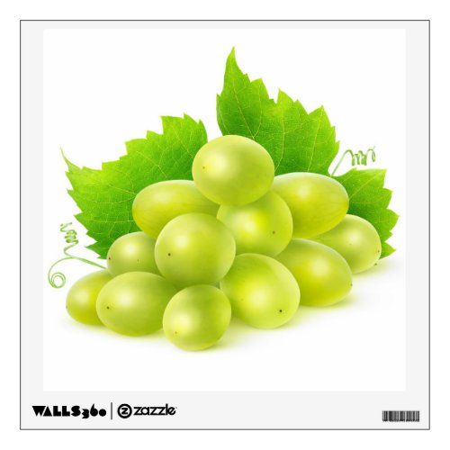 White grapes wall decal