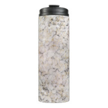 White Gray Black Gold Smoke Marble Thermal Tumbler