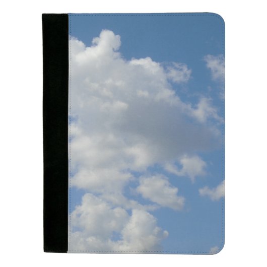 White/Gray Clouds and Blue Sky Padfolio (Front)