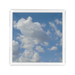 [ Thumbnail: White/Gray Clouds and Blue Sky Serving Tray ]
