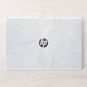 White Gray Marble Stone Texture HP Laptop Skin