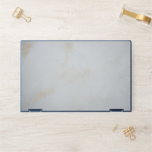White Gray Marble Stone Texture HP Laptop Skin