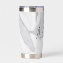 White Gray Personalized Marble Texture