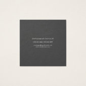 White gray red exclusive unique profile card (Back)