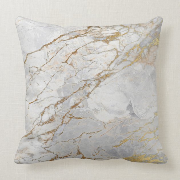 white marble pillow