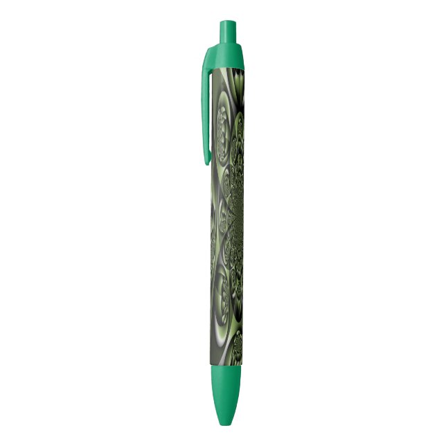 White Green Forest Mini Spheres  Pen (Top (Vertical))