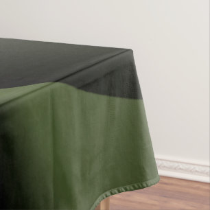 White Green Forest Mini Spheres Tablecloth