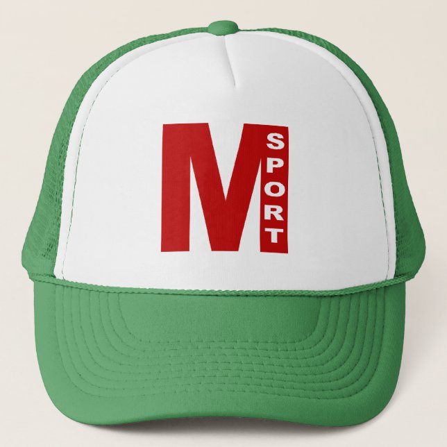 White/Green MILANO SPORT Trucker Hat (Front)