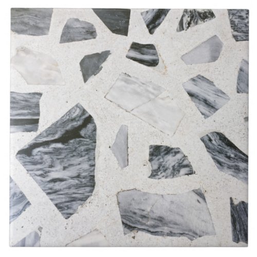 White Grey Black Marble Granite Faux Ceramic Tile