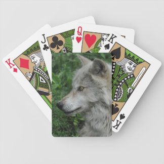 White Wolf Playing Cards | Zazzle