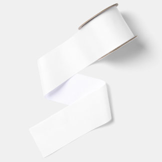 White Grosgrain Ribbon