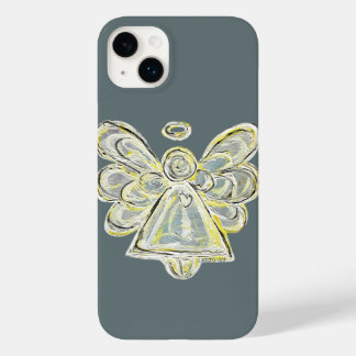 White Guardian Angel Art Custom iPhone Case