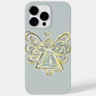 White Guardian Angel Art Custom iPhone Case