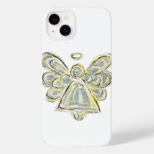 White Guardian Angel Art Custom iPhone Case