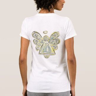 White Guardian Angel Custom Holiday Art Shirt