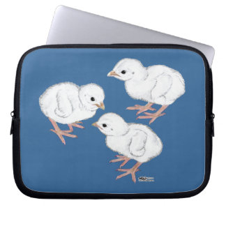White Guinea Keets Laptop Sleeve