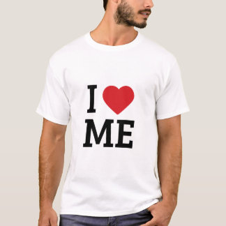 White Half Sleeve T-Shirt with love design