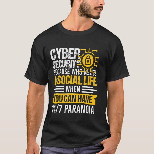 White Hat Hacker for Cyber Warrior and Ethical Hac T-Shirt (Front)
