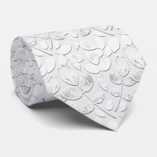 White Haven Wedding Neck Tie (Rolled)