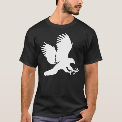 White Hawk Swooping Down for a Kill T_Shirt