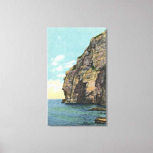 White Head in the Portland Harbor Canvas Print (Front)