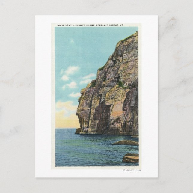White Head in the Portland Harbor Postcard (Front)