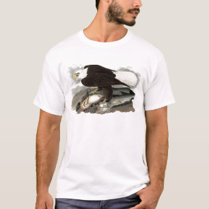 White Headed Eagle   John James Audubon T-Shirt