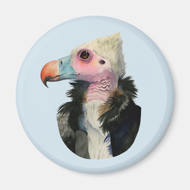 White-Headed Vulture Watercolor Painting