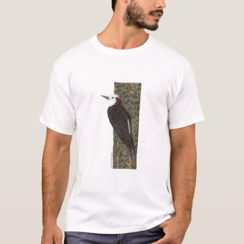 White_headed Woodpecker T_Shirt
