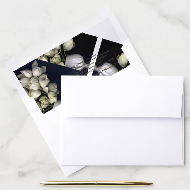 "White heart in black" & Future Envelope Liner (Desk)
