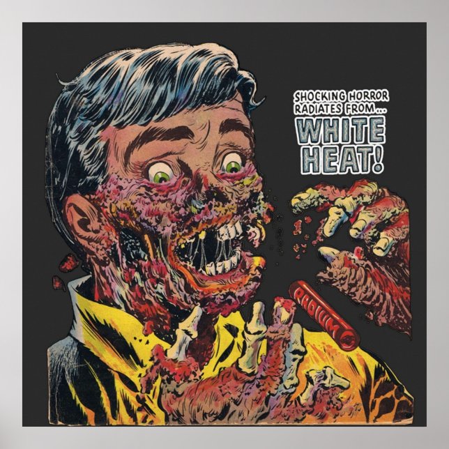 White Heat  Harvey Horror Comics line Black Cat My Poster (Front)