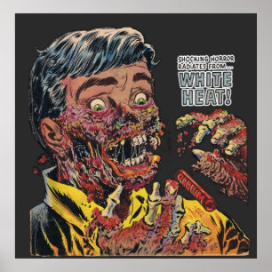 White Heat Harvey Horror Comics line Black Cat Poster