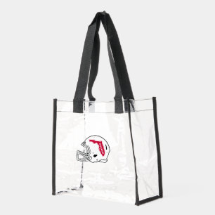 White Helmet Clear Tote Bag