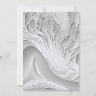 White Honeycomb Holiday Card