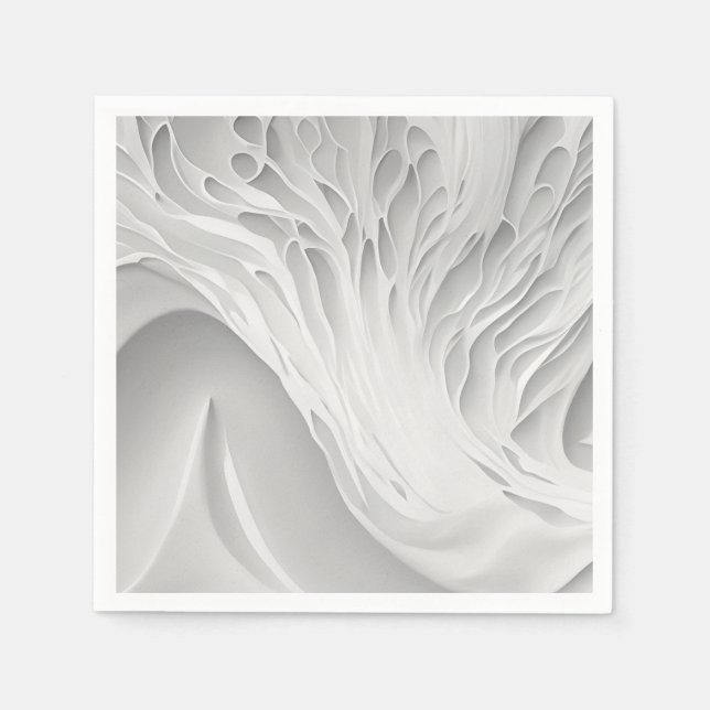 White Honeycomb Napkins (Front)