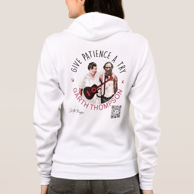 White  hoodie (Back)