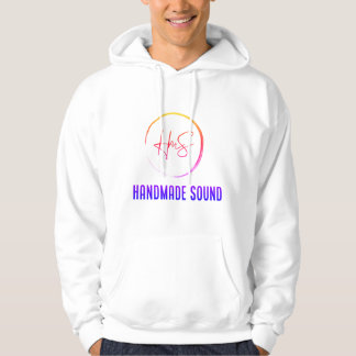 White hoodie - HmS - Handmade Sound