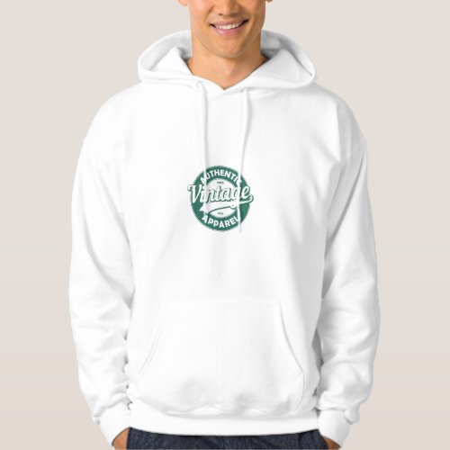 White hoodie with green circle