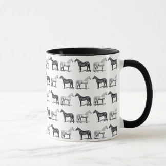 White Horse/Black Horse Mug