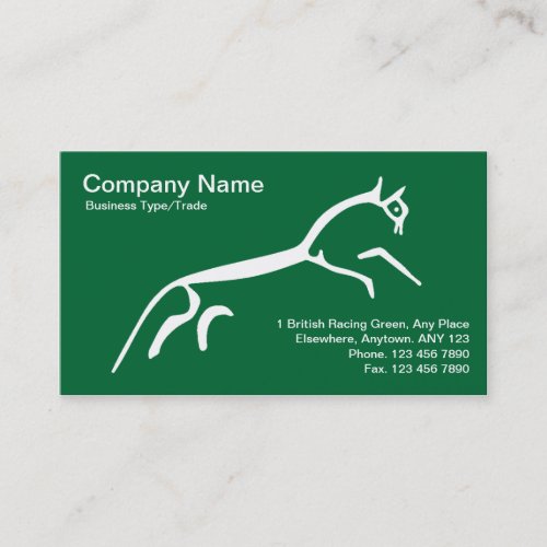 White Horse Business Card