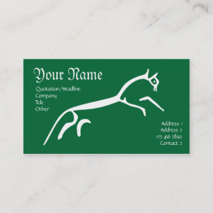 White Horse Business Card - Customized