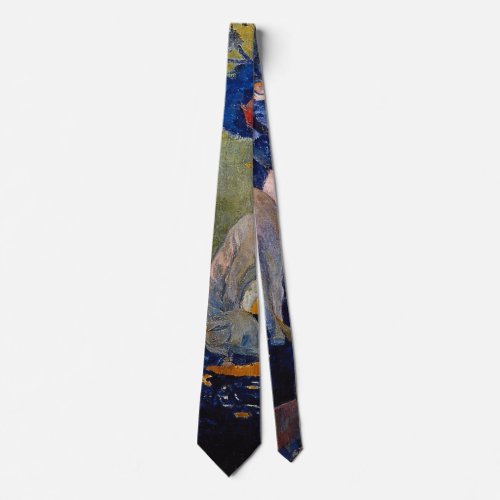 White Horse by Paul Gauguin Vintage Fine Art Tie