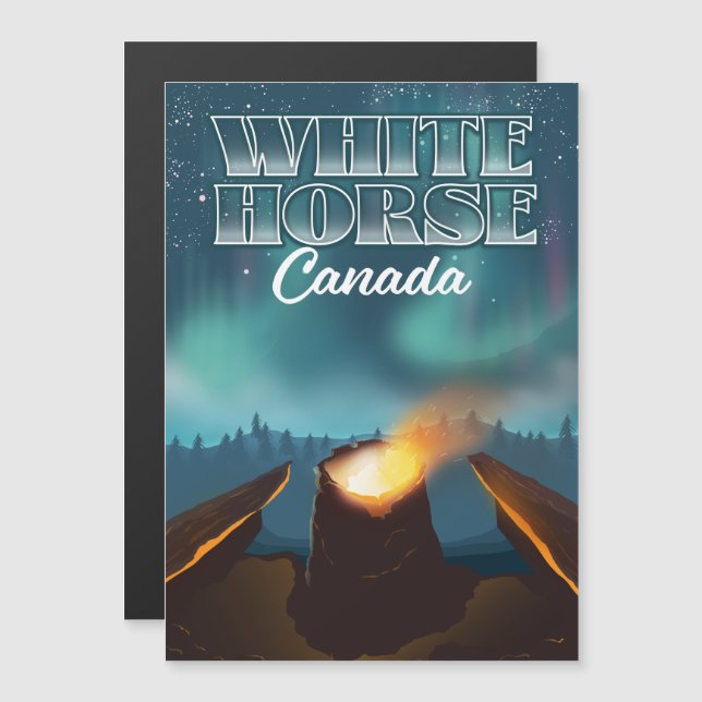 White Horse Canada travel poster (Front/Back)