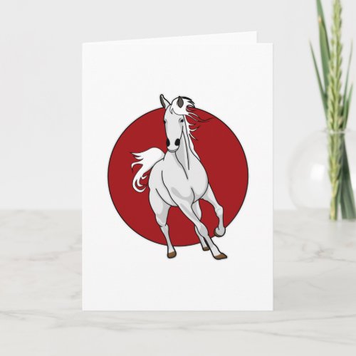 White Horse Card