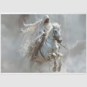 White Horse First Four Horseman of Apocalypse Tissue Paper